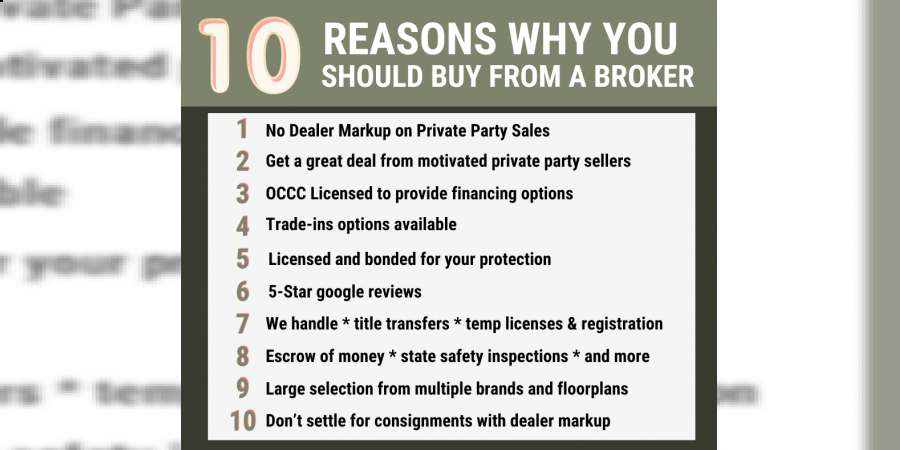 Top reasons to use a broker to buy an RV