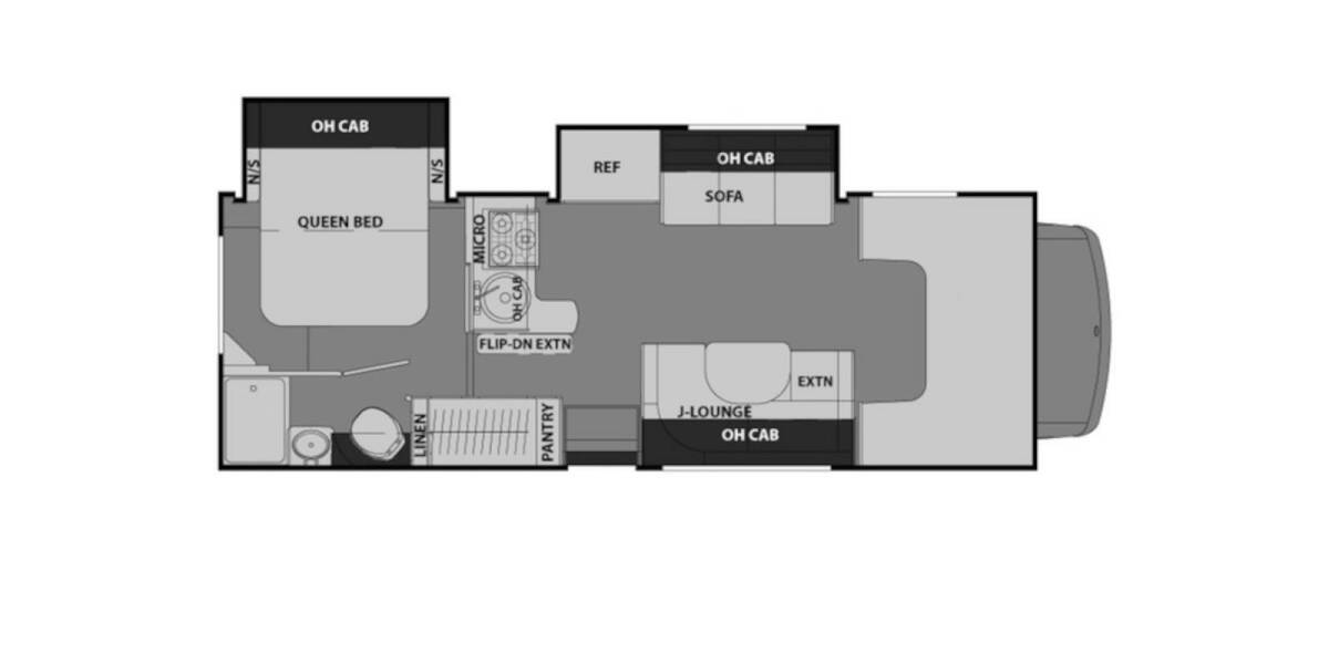 2016 Coachmen Leprechaun Ford E-450 260DS Class C at Your RV Broker STOCK# 0 Floor plan Layout Photo