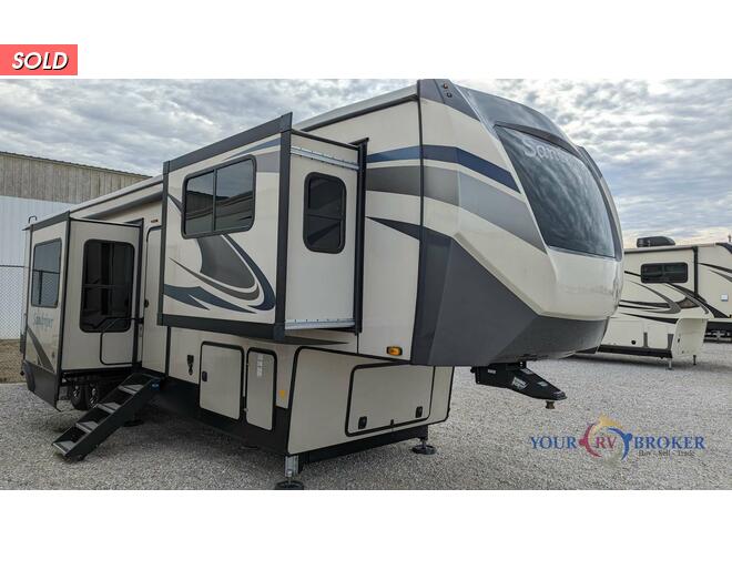 2021 Sandpiper Luxury 391FLRB Fifth Wheel at Your RV Broker STOCK# 043057 Exterior Photo
