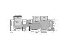 2007 Holiday Rambler Neptune 38PBT Class A at Your RV Broker STOCK# 044116 Floor plan Image