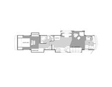 2007 Beaver Marquis Roadmaster 45 ONYX IV Class A at Your RV Broker STOCK# 040248-2 Floor plan Image