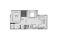 2020 Thor Daybreak Ford 24DB Class C at Your RV Broker STOCK# C55218 Floor plan Image