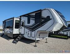 2023 Grand Design Momentum M-Class Toy Hauler 395MS Fifth Wheel at Your RV Broker STOCK# 123655-2