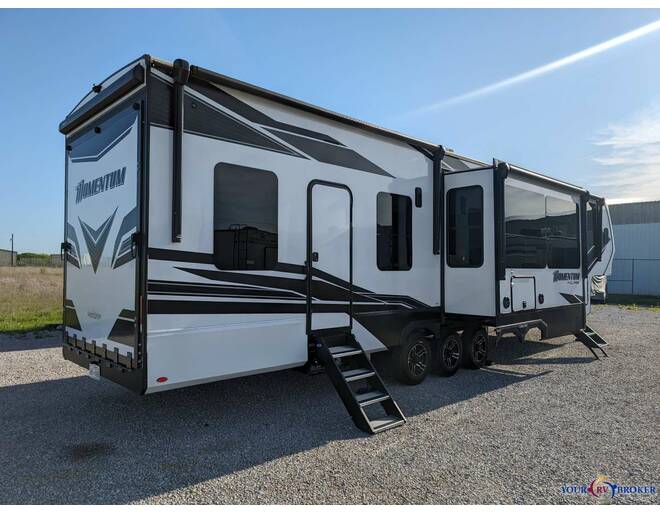 2023 Grand Design Momentum M-Class Toy Hauler 395MS Fifth Wheel at Your RV Broker STOCK# 123655-2 Photo 3