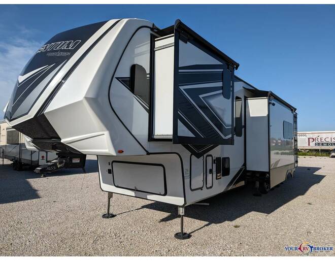2023 Grand Design Momentum M-Class Toy Hauler 395MS Fifth Wheel at Your RV Broker STOCK# 123655-2 Photo 6