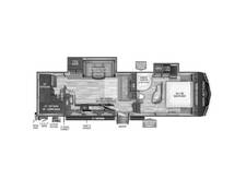 2021 Grand Design Reflection 28BH Fifth Wheel at Your RV Broker STOCK# 907811 Floor plan Image