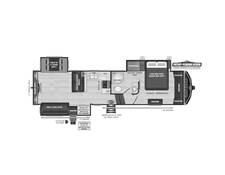 2023 Keystone Montana High Country 311RD Fifth Wheel at Your RV Broker STOCK# 740310 Floor plan Image