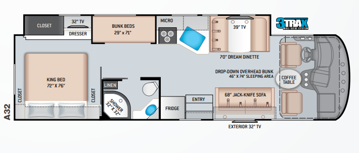 Traveler 32A Floorplan